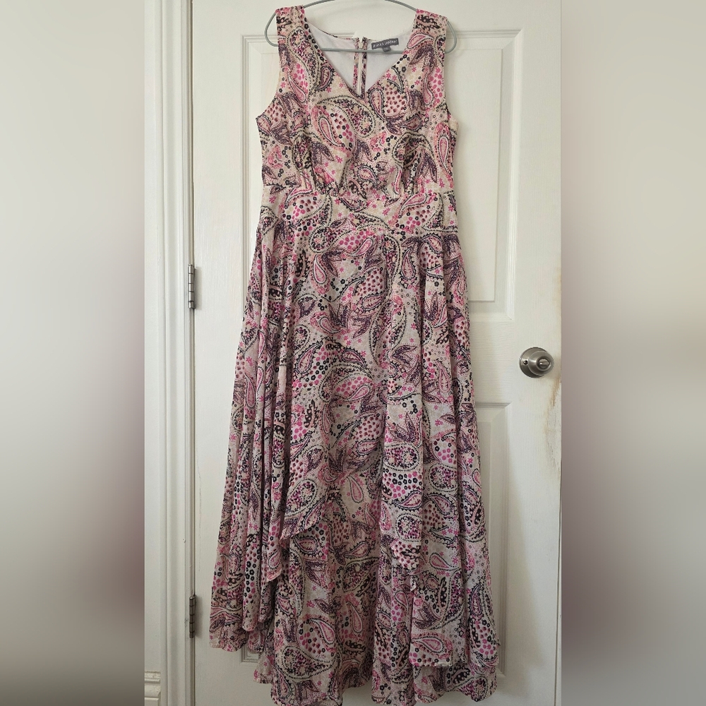 Brandnew Stunning Jessica London Swing Georgette Circle Skirt Dress 12W